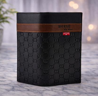 Luxury Embossed Bi-Fold Style Long Wallet