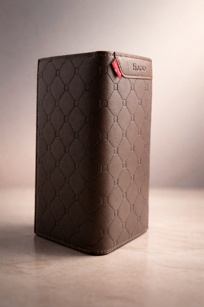 Luxury Embossed Bi-Fold Style Long Wallet