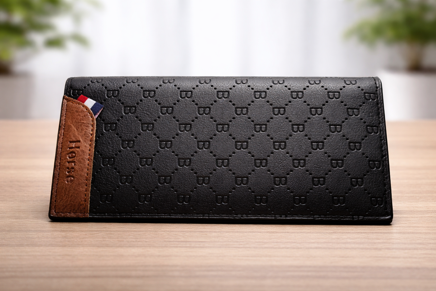 Luxury Embossed Bi-Fold Style Long Wallet
