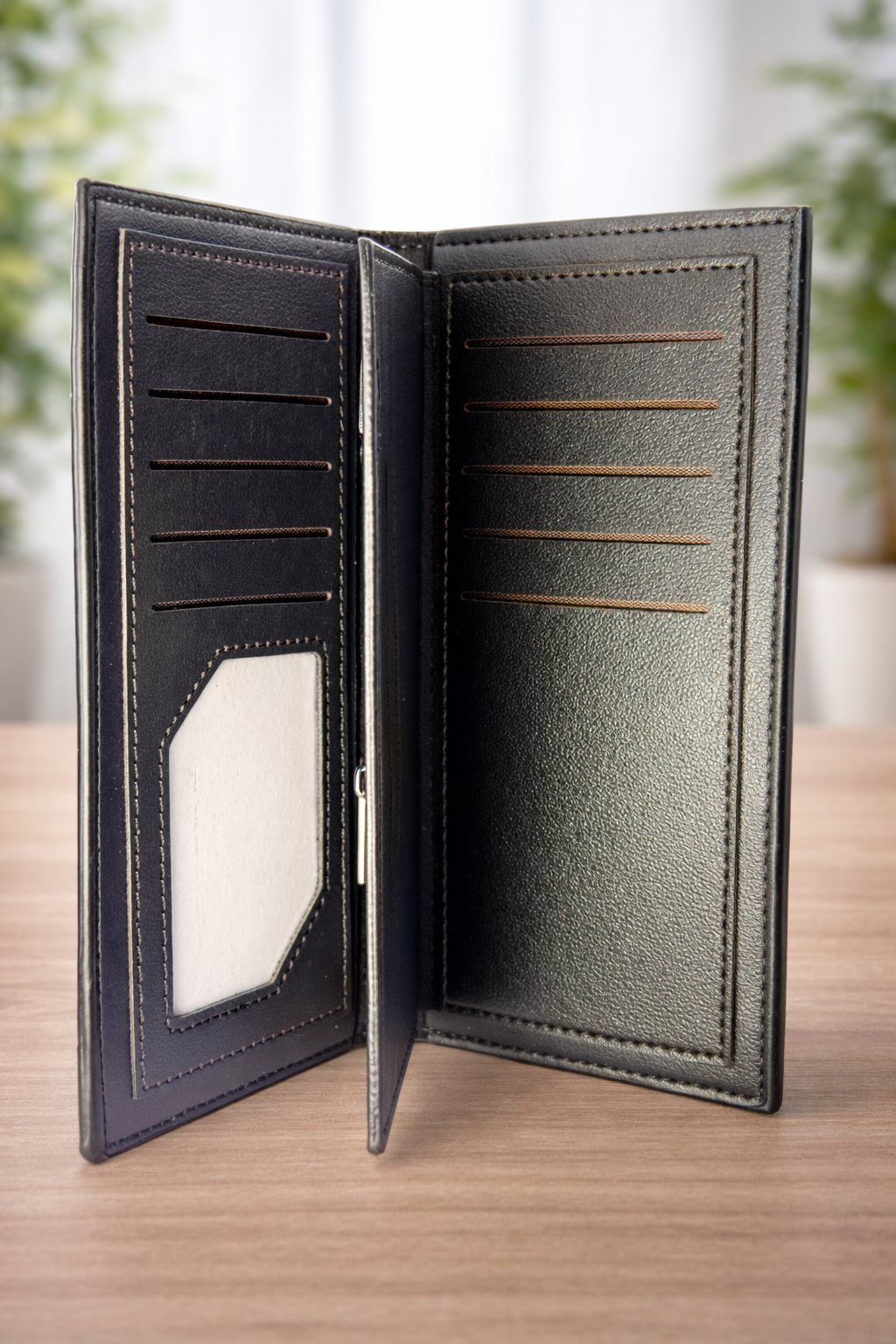 Luxury Embossed Bi-Fold Style Long Wallet