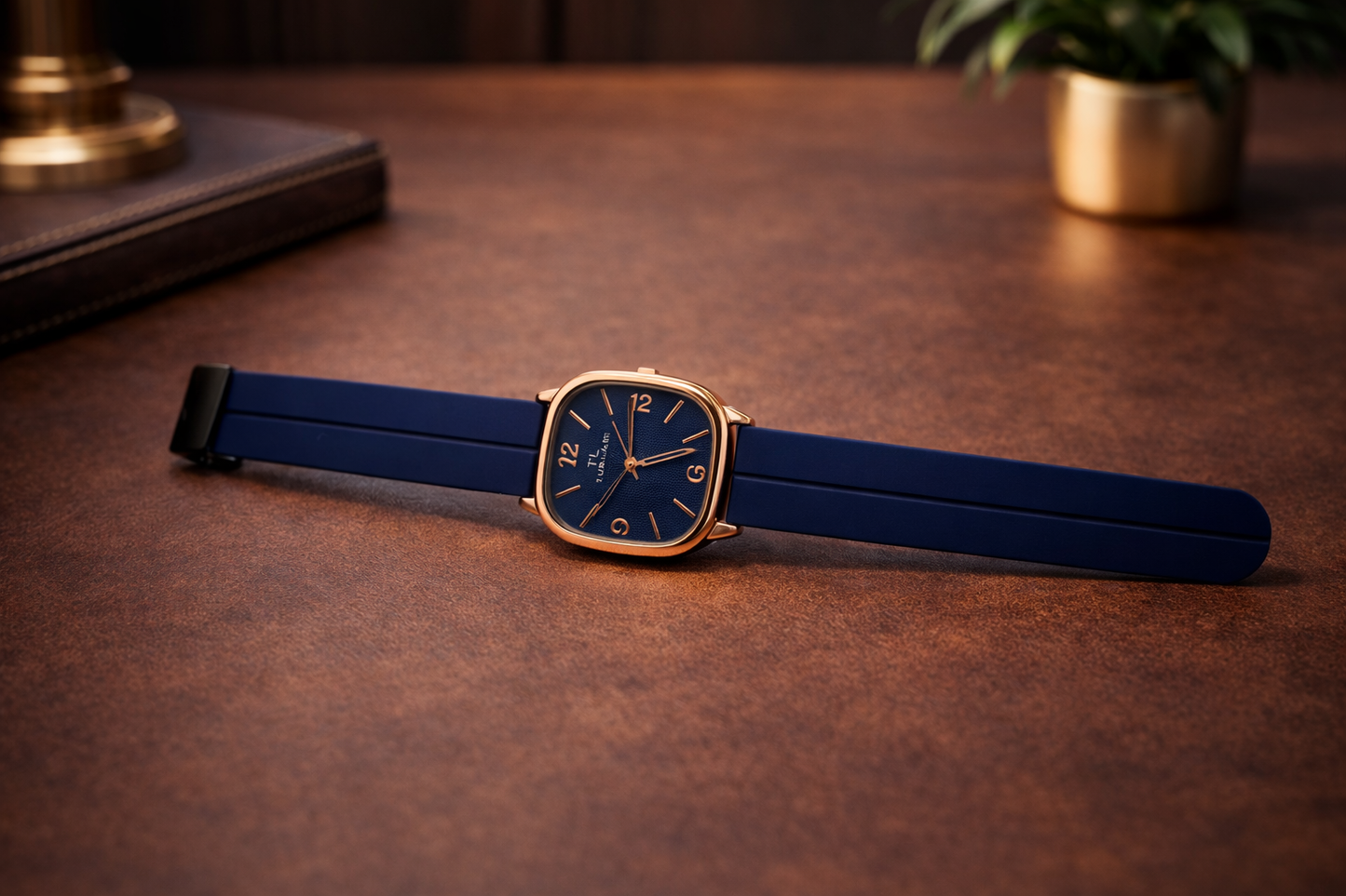 TL Tubular Premium Rose Gold Office Watch