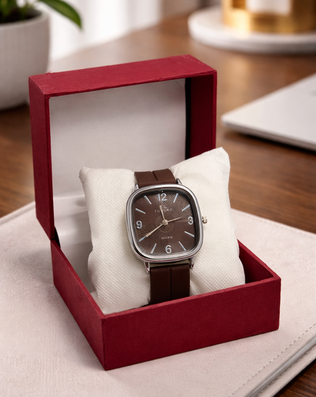 TL Tubular Premium Rose Gold Office Watch