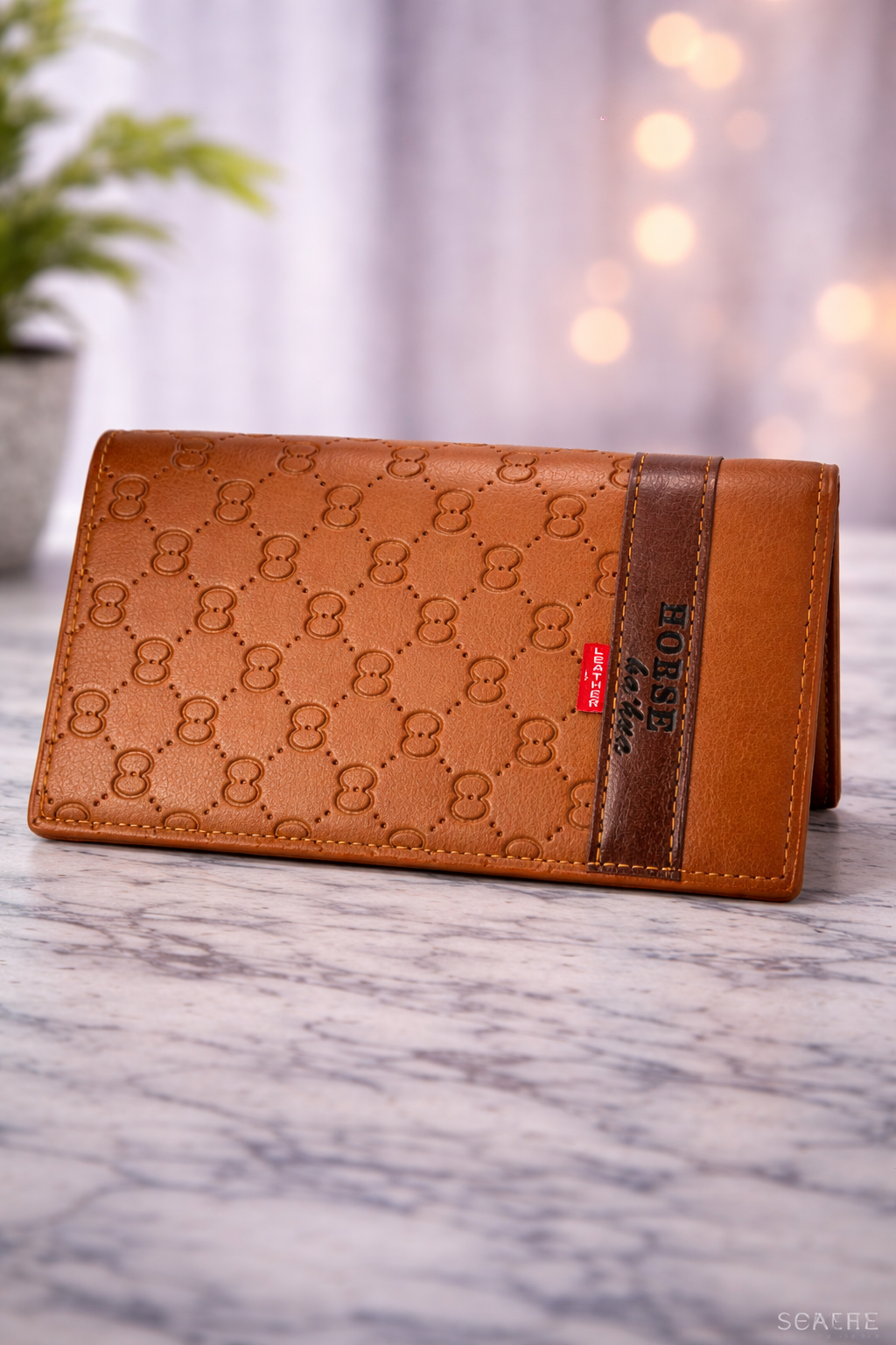 Luxury Embossed Bi-Fold Style Long Wallet