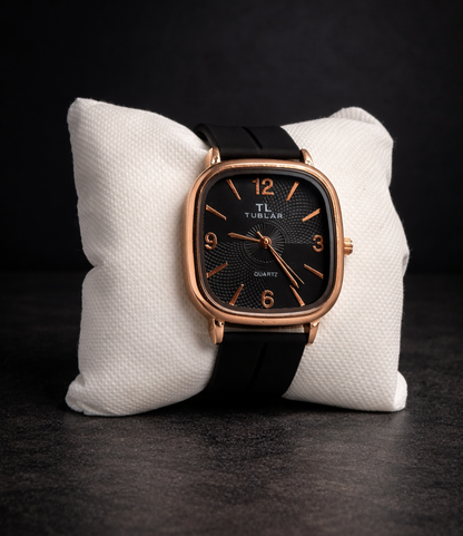 TL Tubular Premium Rose Gold Office Watch