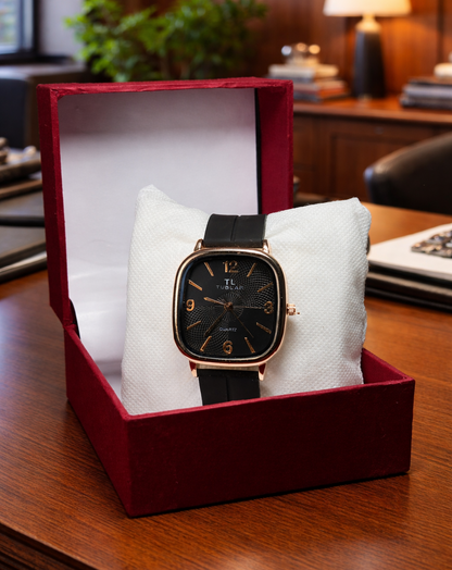 TL Tubular Premium Rose Gold Office Watch