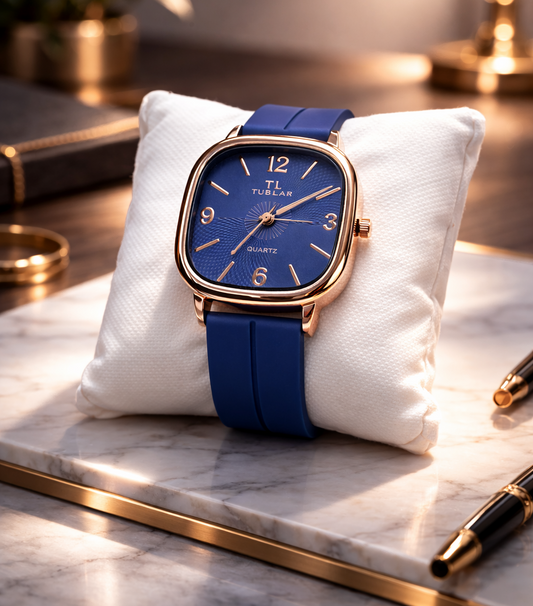 TL Tubular Premium Rose Gold Office Watch