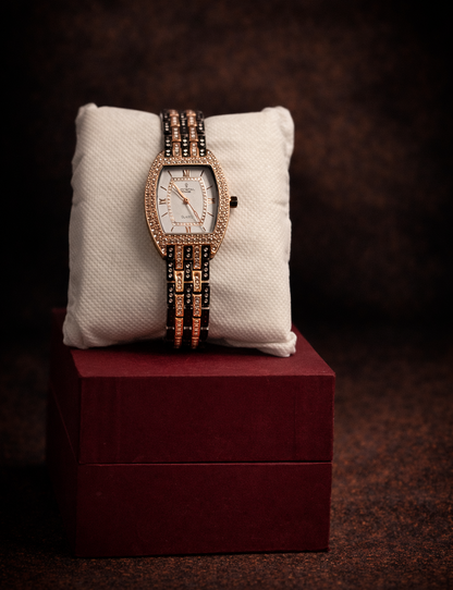 Women’s Luxury Bracelet Watch – Elegant Rose Gold Design