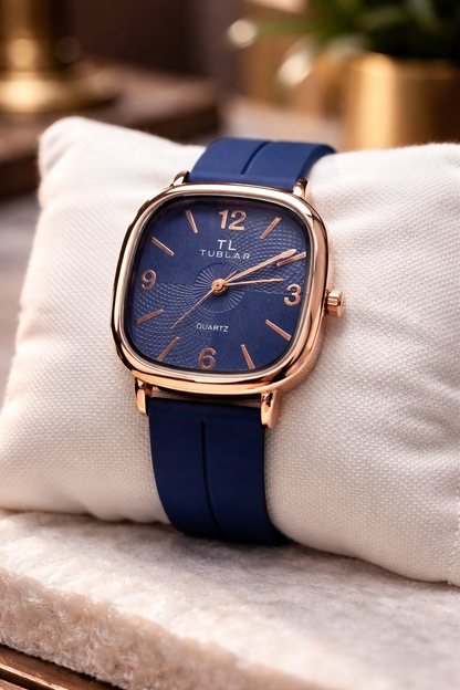 TL Tubular Premium Rose Gold Office Watch