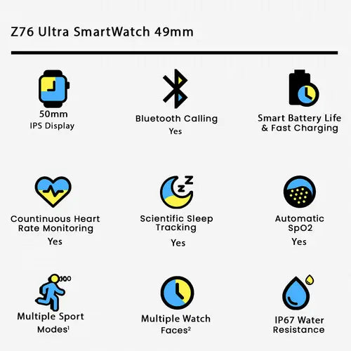 Ultra 2 Smart Watch – Rugged Design, HD Display & Health Tracking